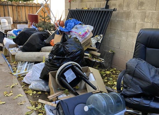 backyard garbage